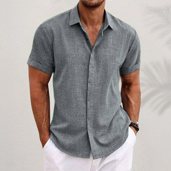 MANSSINO™ | Linen Short-Sleeve