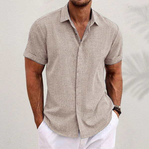 MANSSINO™ | Linen Short-Sleeve