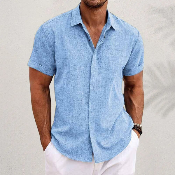 MANSSINO™ | Linen Short-Sleeve