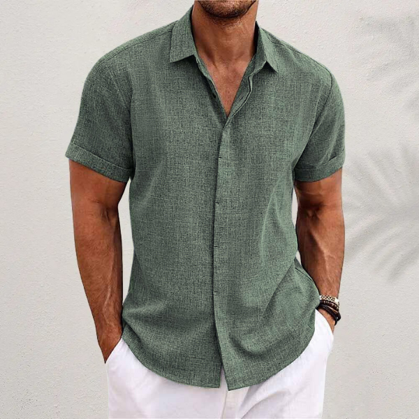 MANSSINO™ | Linen Short-Sleeve