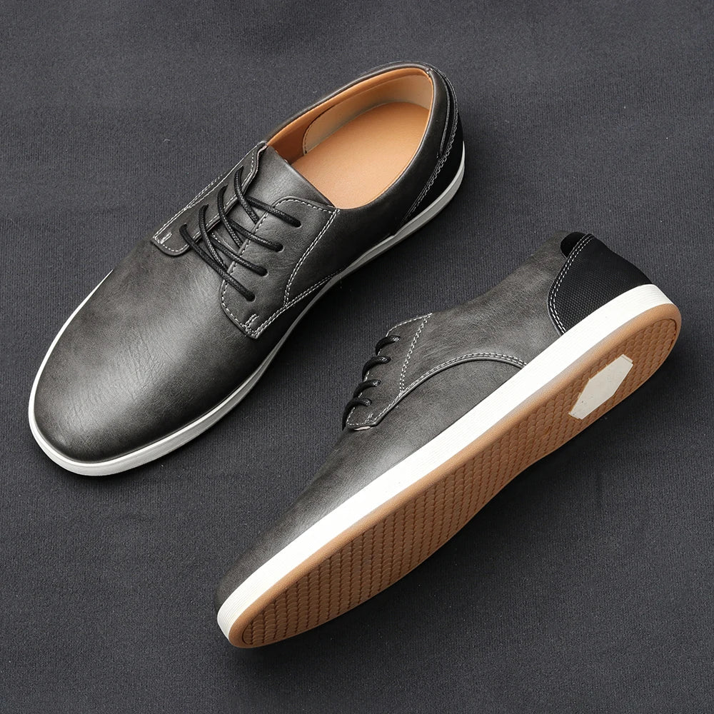 MANSSINO™ | Men's Genuine Leather Sneakers