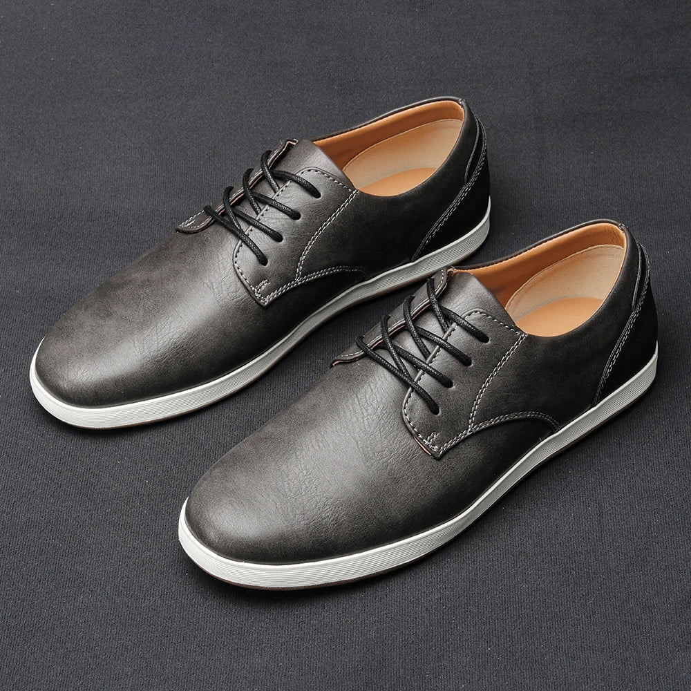MANSSINO™ | Men's Genuine Leather Sneakers