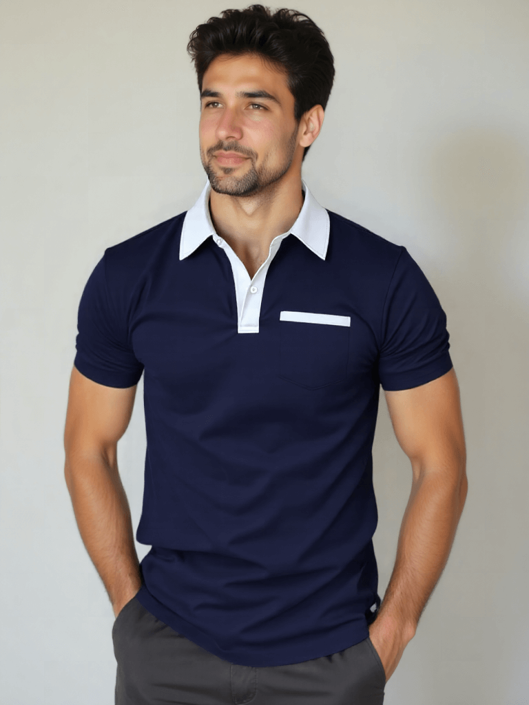 MANSSINO™ | Contrast Collar Polo