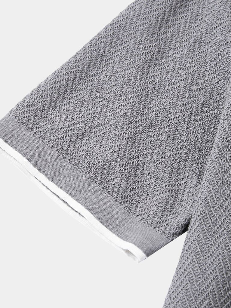 MANSSINO™ | Chevron Knit Polo