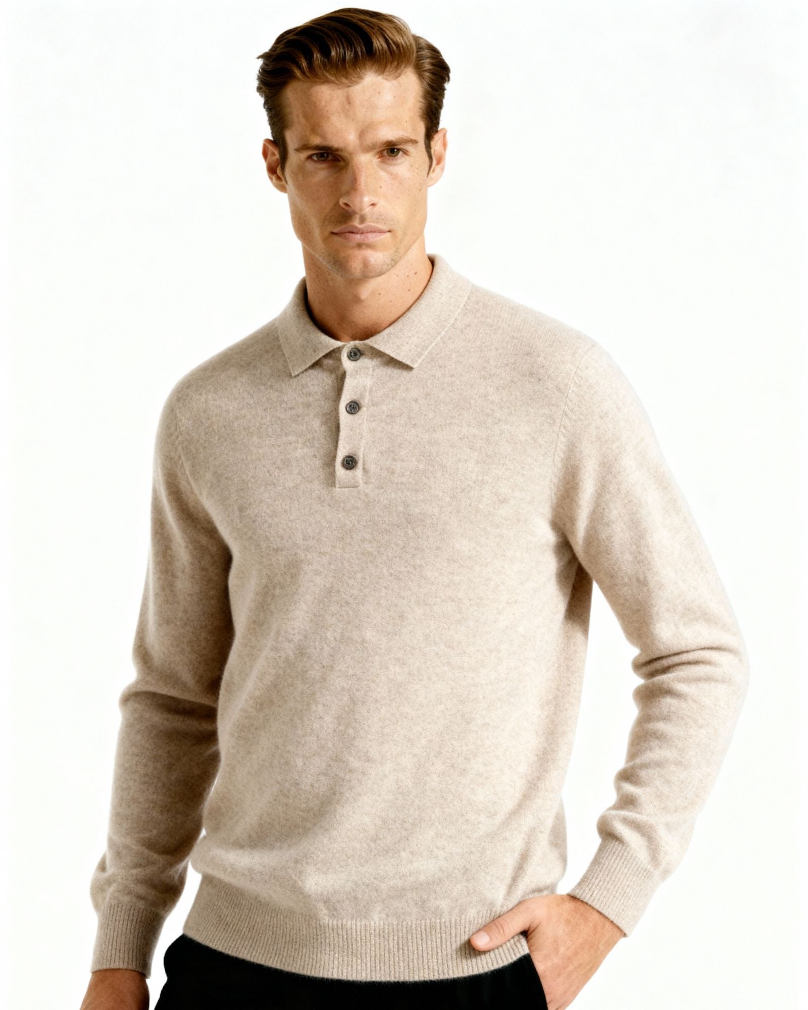MANSSINO™ | CASHMERE POLO