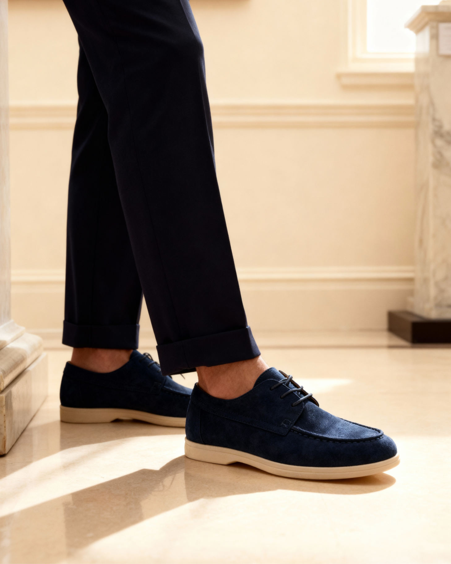 MANSSINO™ | Suede lace-up shoes
