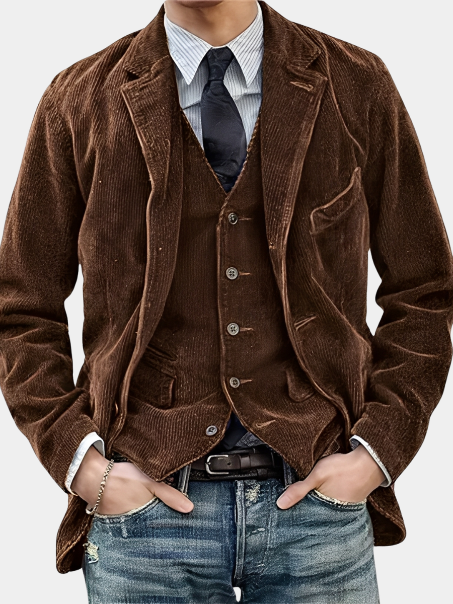 MANSSINO™ | Men's Jacket and Waistcoat Set