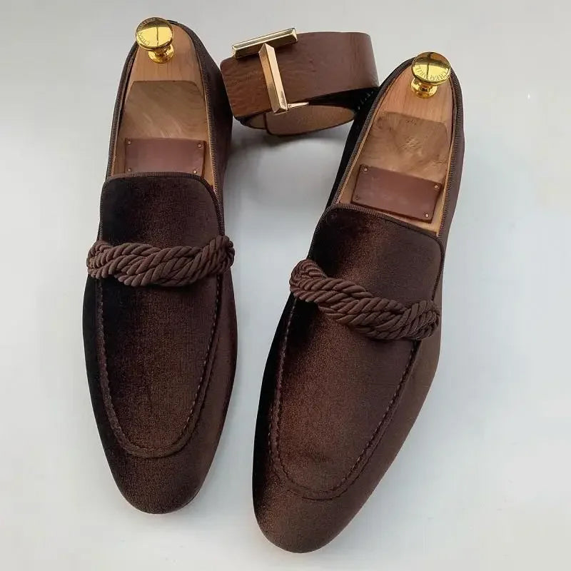 MANSSINO™ | Men's Vegan Suede Slip-On Loafers