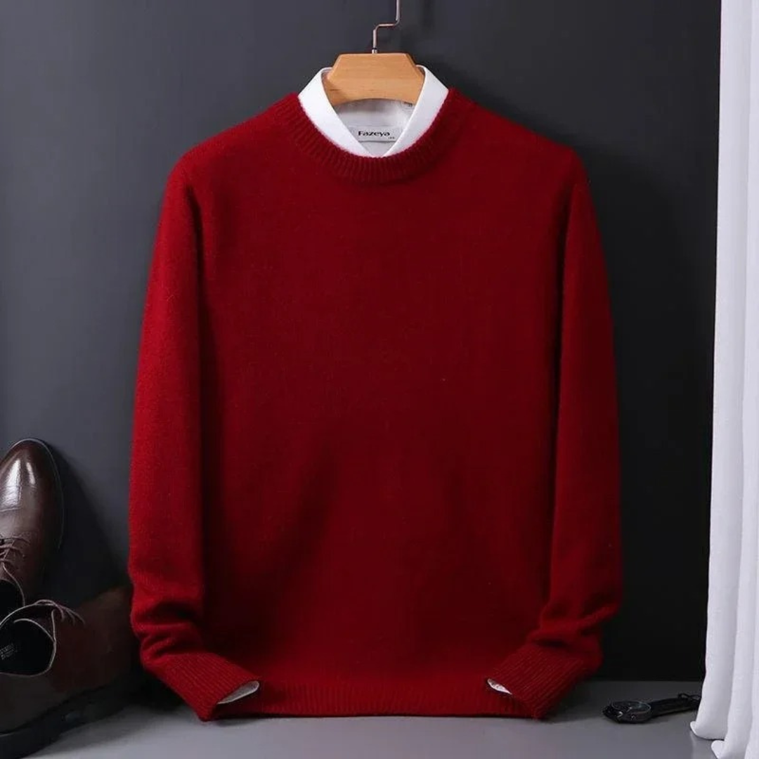 MANSSINO™ | Pure Cashmere Knit Long Sleeve