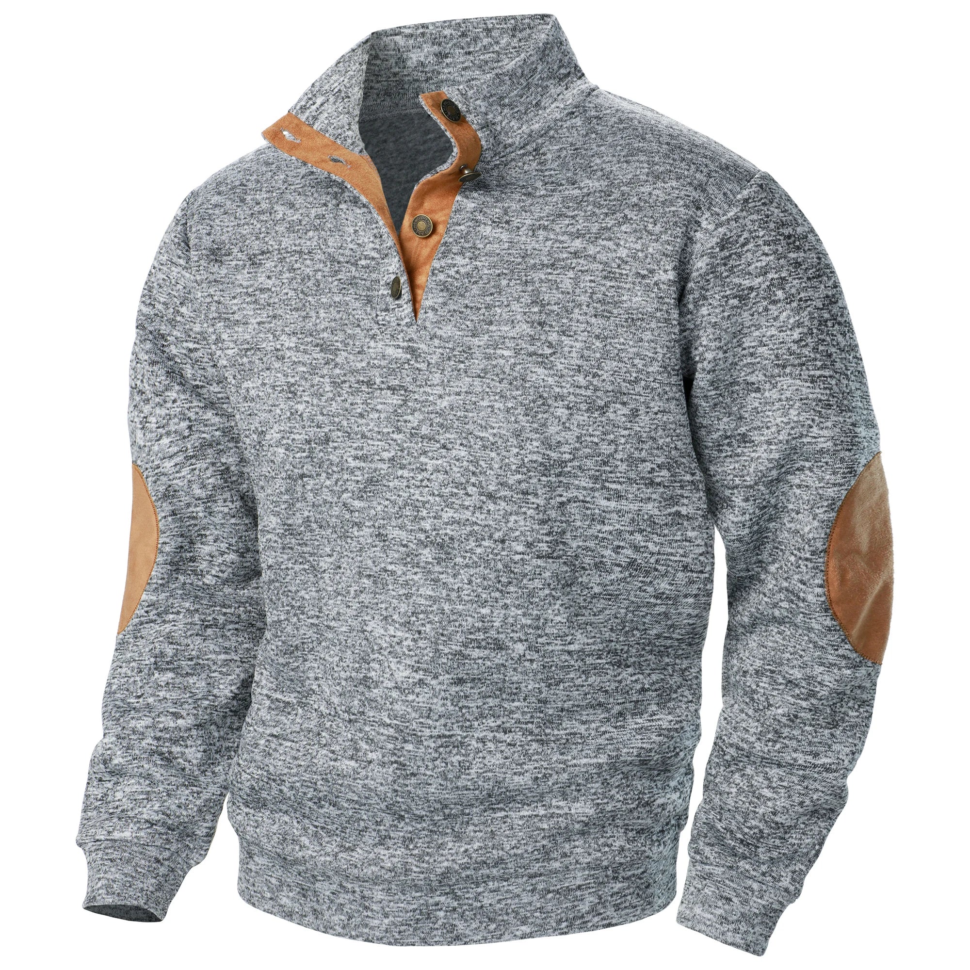 MANSSINO™ | Mens Button-Neck High-Collar