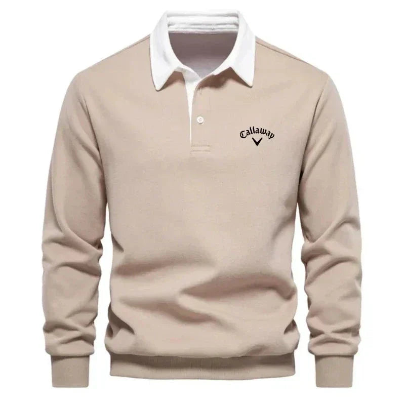 MANSSINO™ | Contrast-Collar Knit Polo