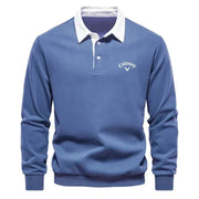 MANSSINO™ | Contrast-Collar Knit Polo