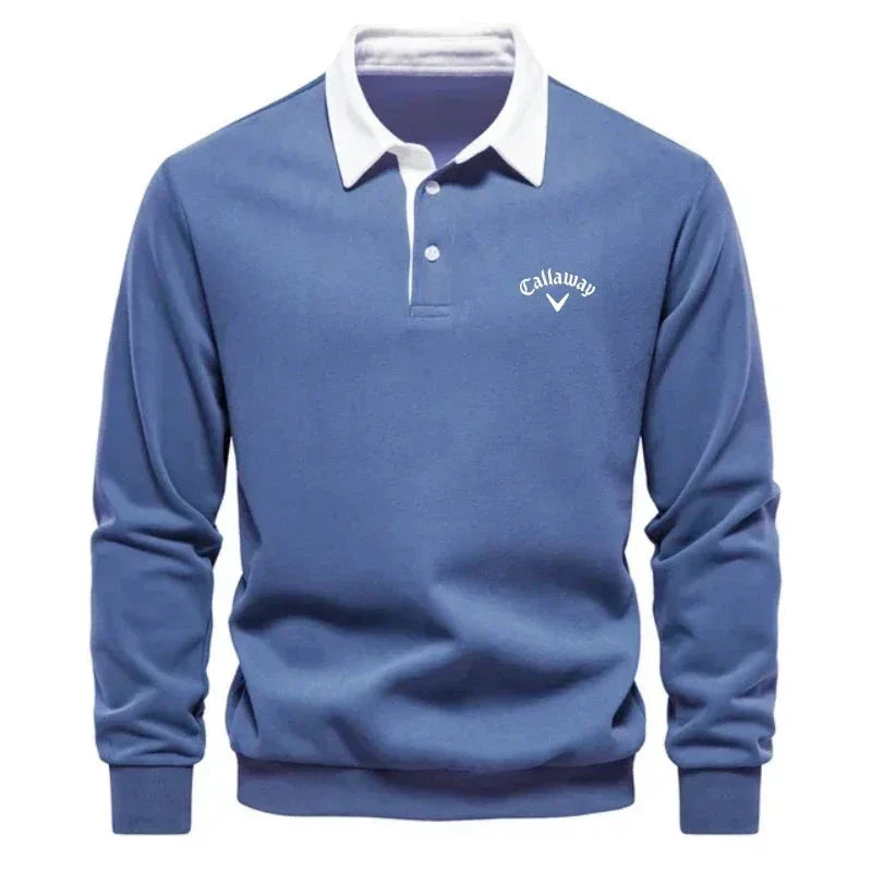 MANSSINO™ | Contrast-Collar Knit Polo
