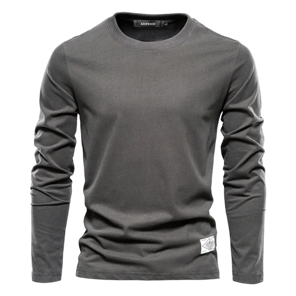 MANSSINO™ | Men's Long-Sleeve Cotton T-Shirt