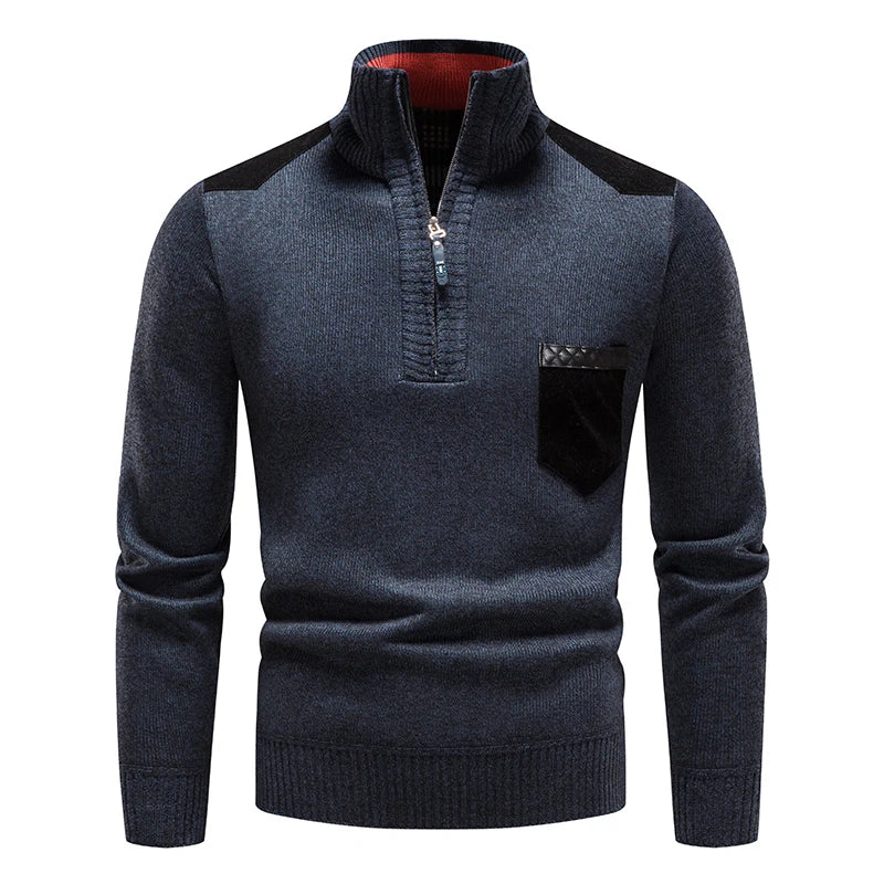 MANSSINO™ | Fleece Zip-Neck