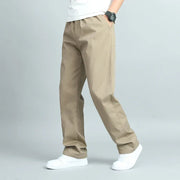 MANSSINO™ | Men's Loose-Fit Cotton Straight-Leg Trousers