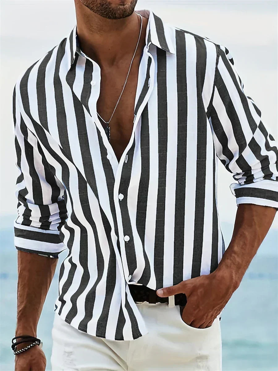 MANSSINO™ | Striped Shirt