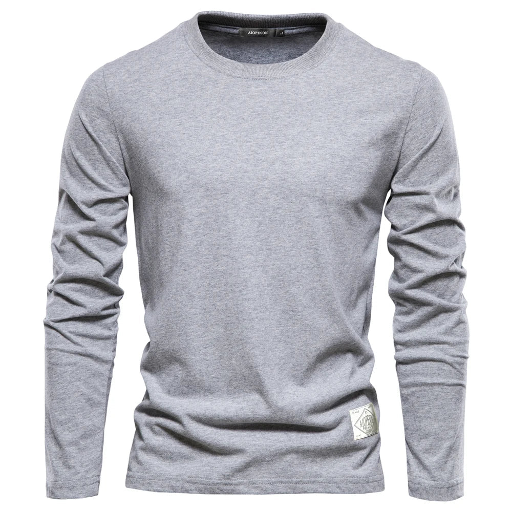 MANSSINO™ | Men's Long-Sleeve Cotton T-Shirt