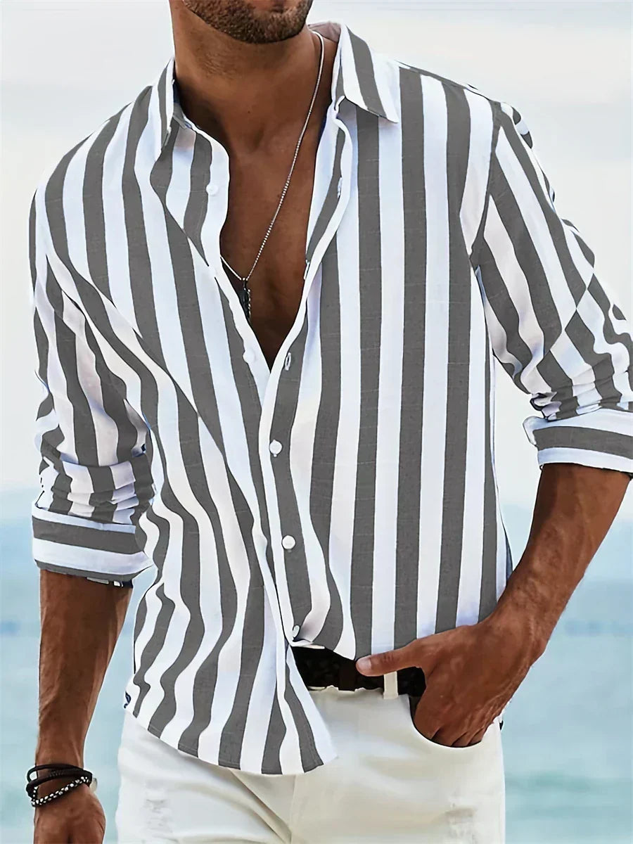 MANSSINO™ | Striped Shirt