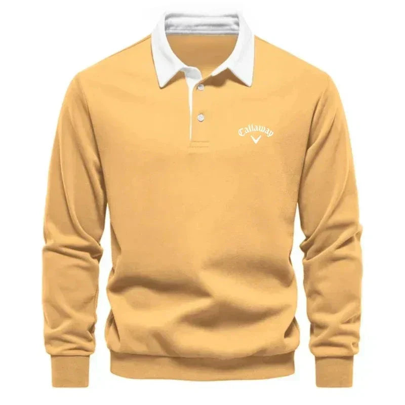 MANSSINO™ | Contrast-Collar Knit Polo