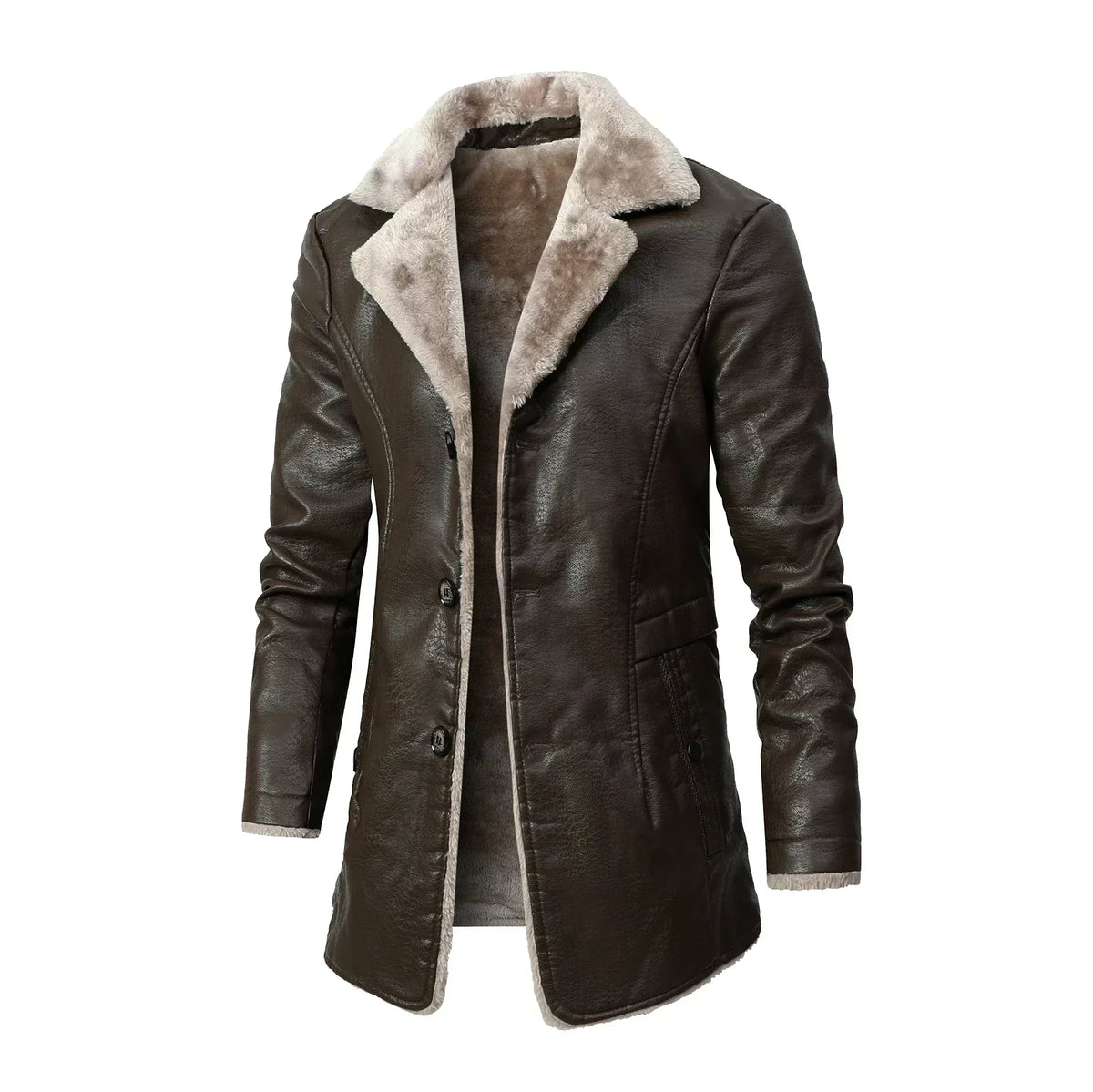 MANSSINO™ | Heritage Fur-Lined Coat for Men