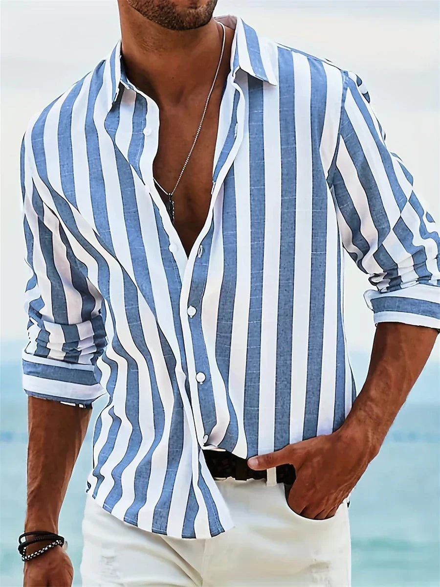 MANSSINO™ | Striped Shirt