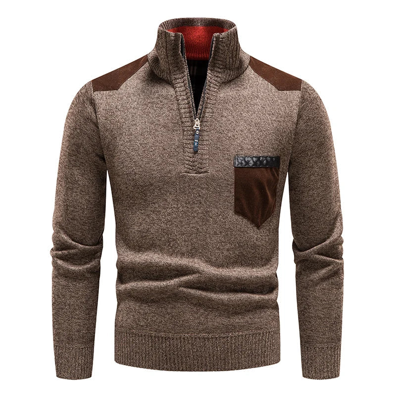 MANSSINO™ | Fleece Zip-Neck