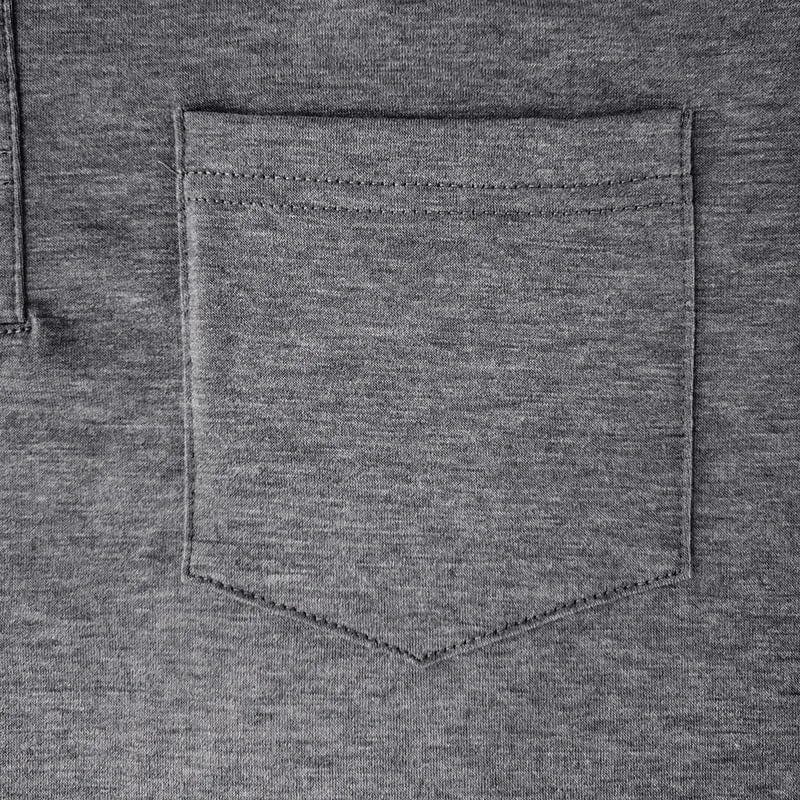 MANSSINO™ | Men's Long-Sleeve Jersey Polo with Pocket
