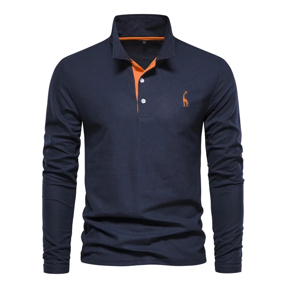 MANSSINO™ | Men's Deer Logo Polo Shirt