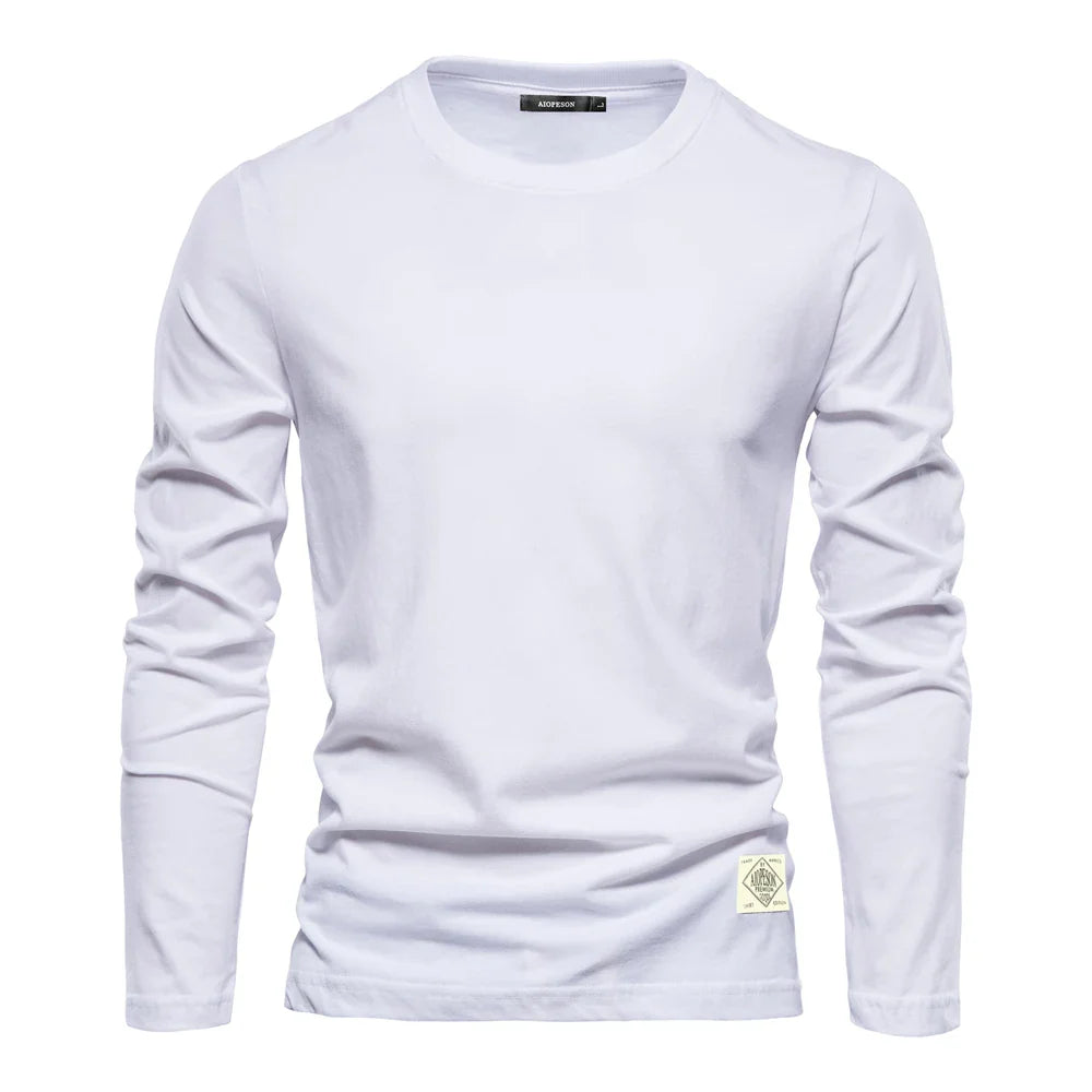 MANSSINO™ | Men's Long-Sleeve Cotton T-Shirt