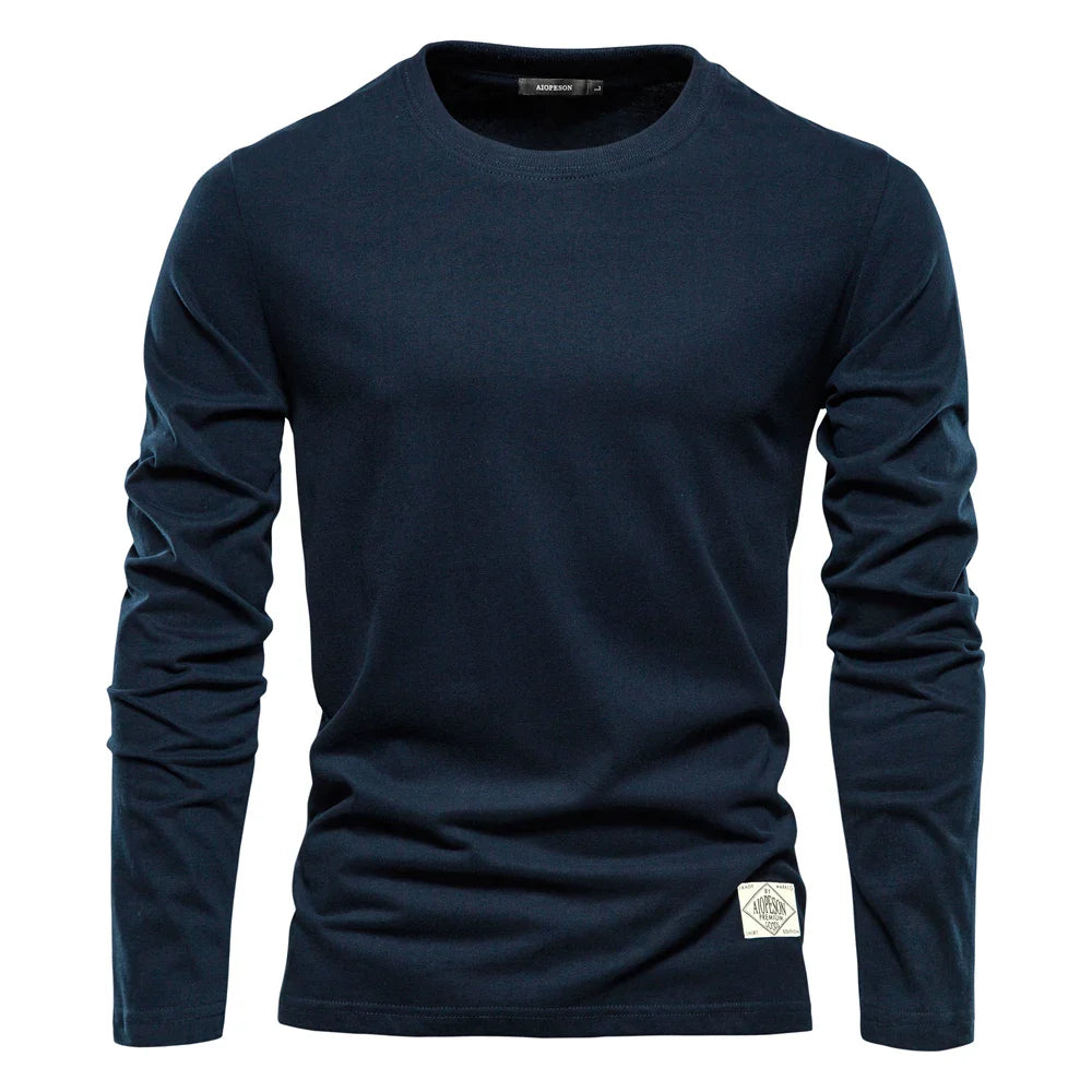 MANSSINO™ | Men's Long-Sleeve Cotton T-Shirt