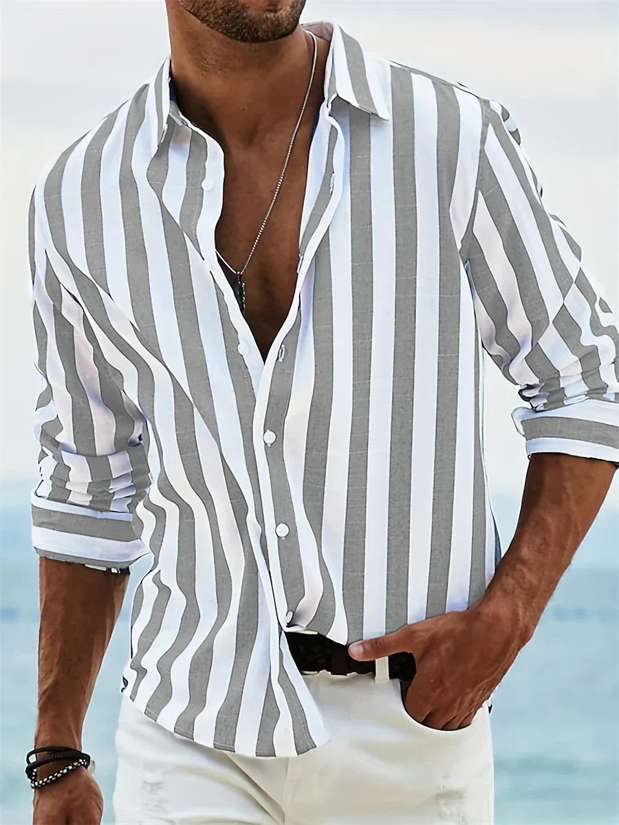 MANSSINO™ | Striped Shirt