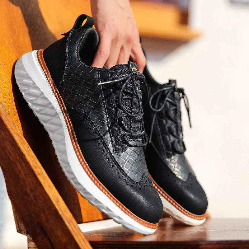 MANSSINO™ | PREMIUM LEATHER TRAINERS