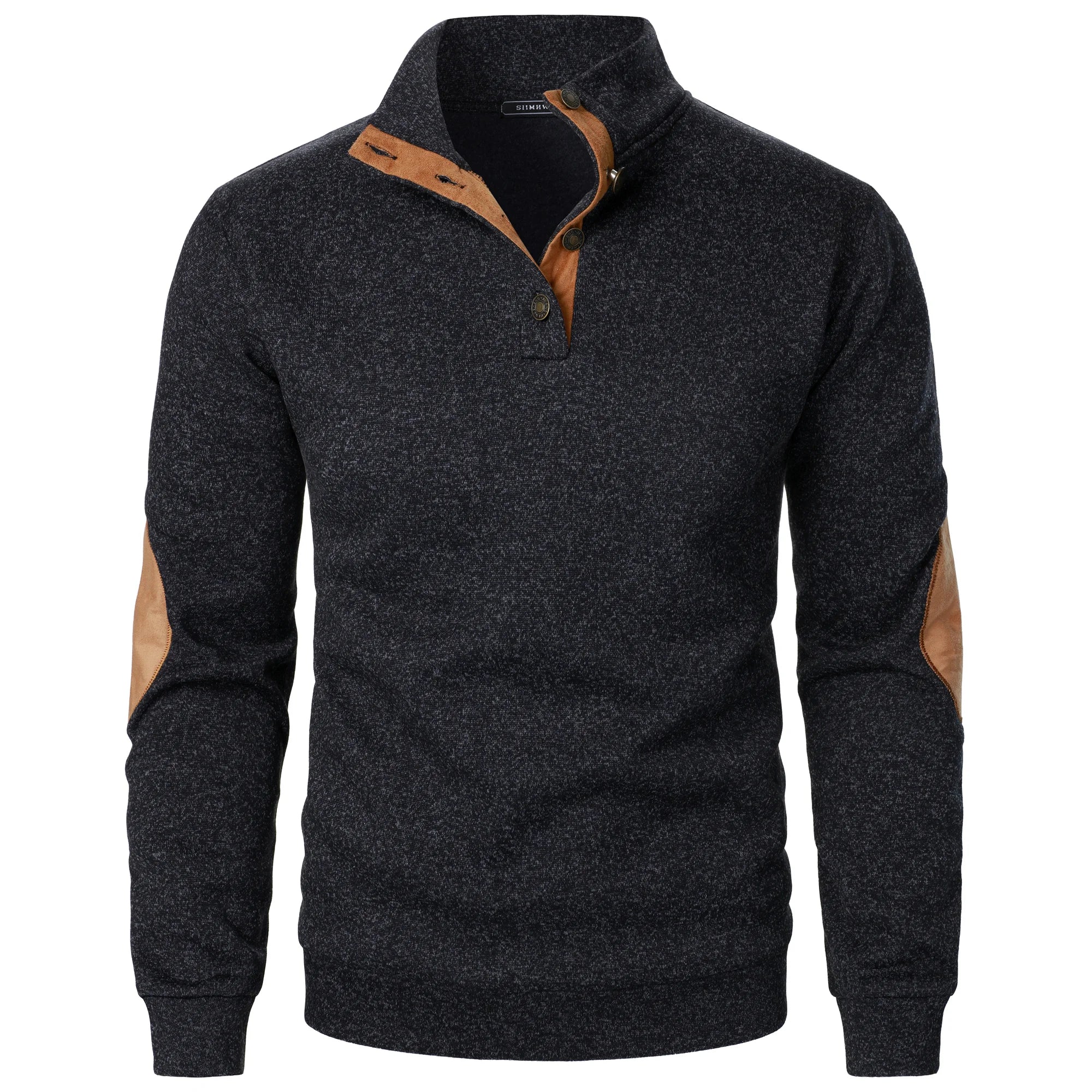 MANSSINO™ | Mens Button-Neck High-Collar