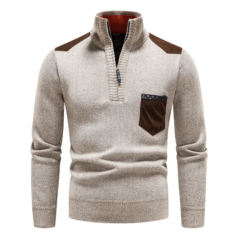 MANSSINO™ | Fleece Zip-Neck
