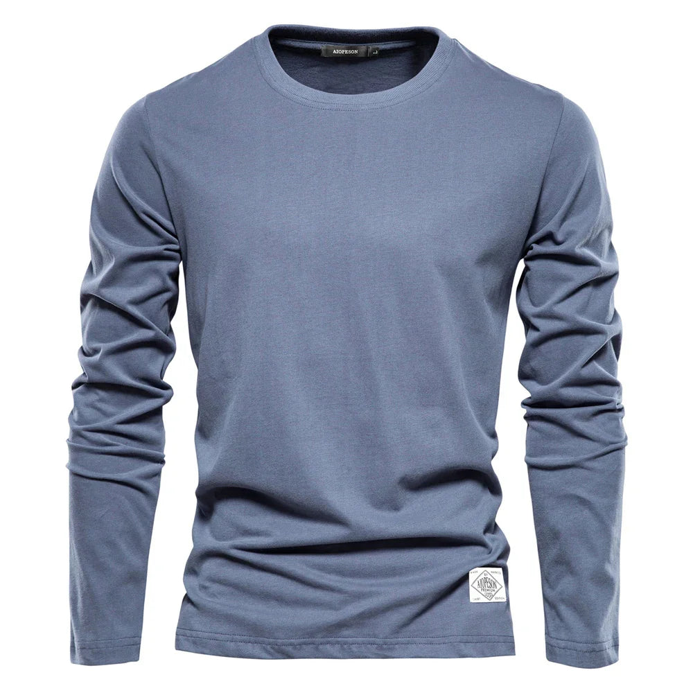 MANSSINO™ | Men's Long-Sleeve Cotton T-Shirt