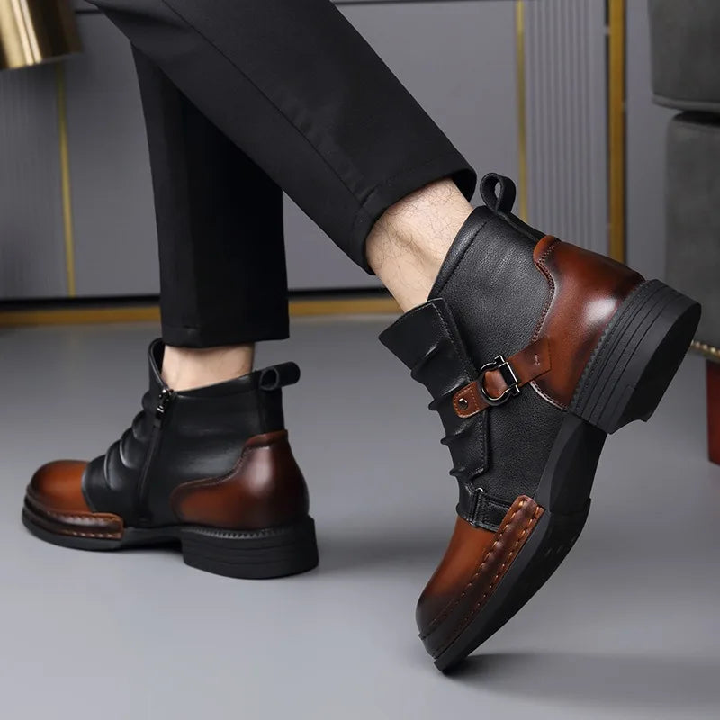 MANSSINO™ | MENS BUCKLE BOOTS