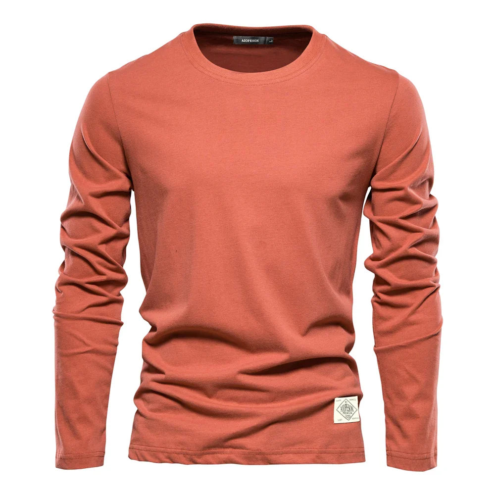 MANSSINO™ | Men's Long-Sleeve Cotton T-Shirt