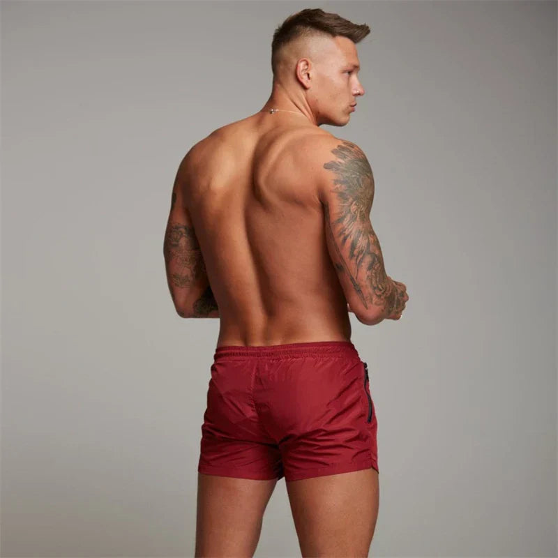 MANSSINO™ | Men's Quick-Dry Swim Shorts with Zip Pockets