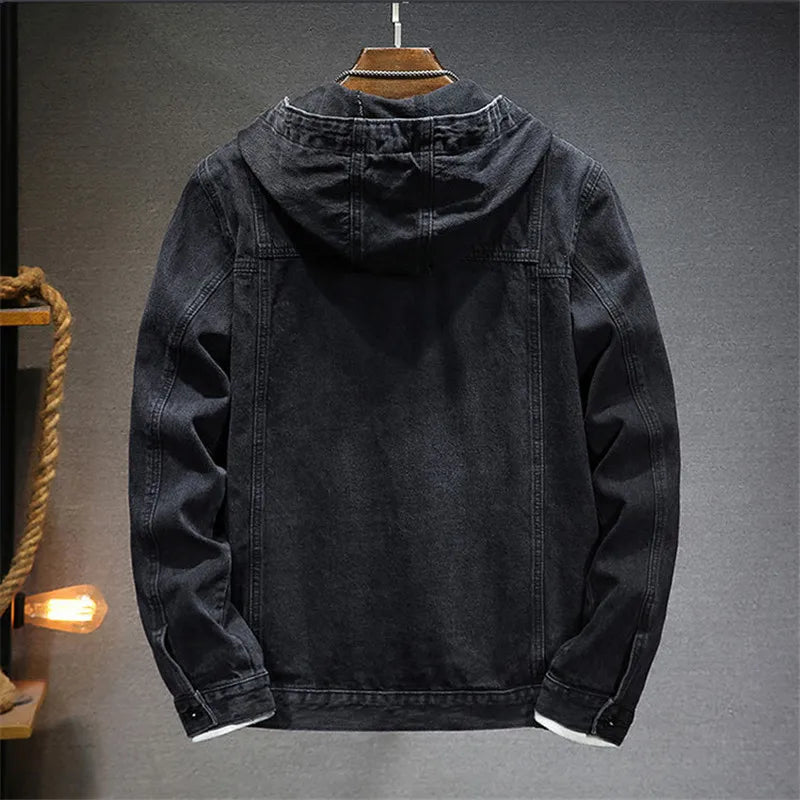 MANSSINO™ | Retro Denim Hoodie
