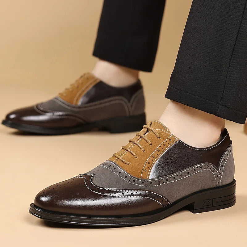 MANSSINO™ | MENS LACE-UP BROGUES