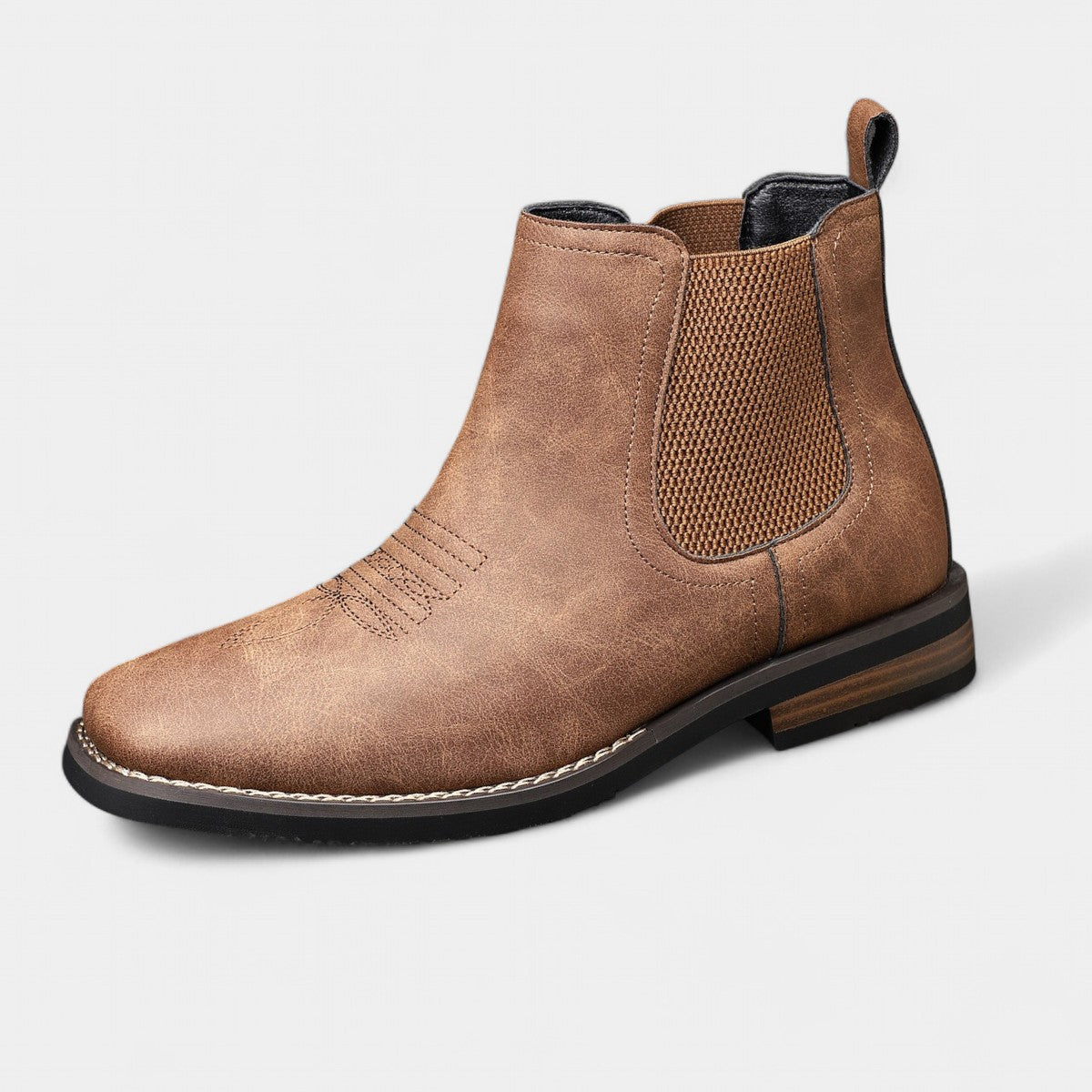 MANSSINO™ | MENS LEATHER ANKLE BOOTS