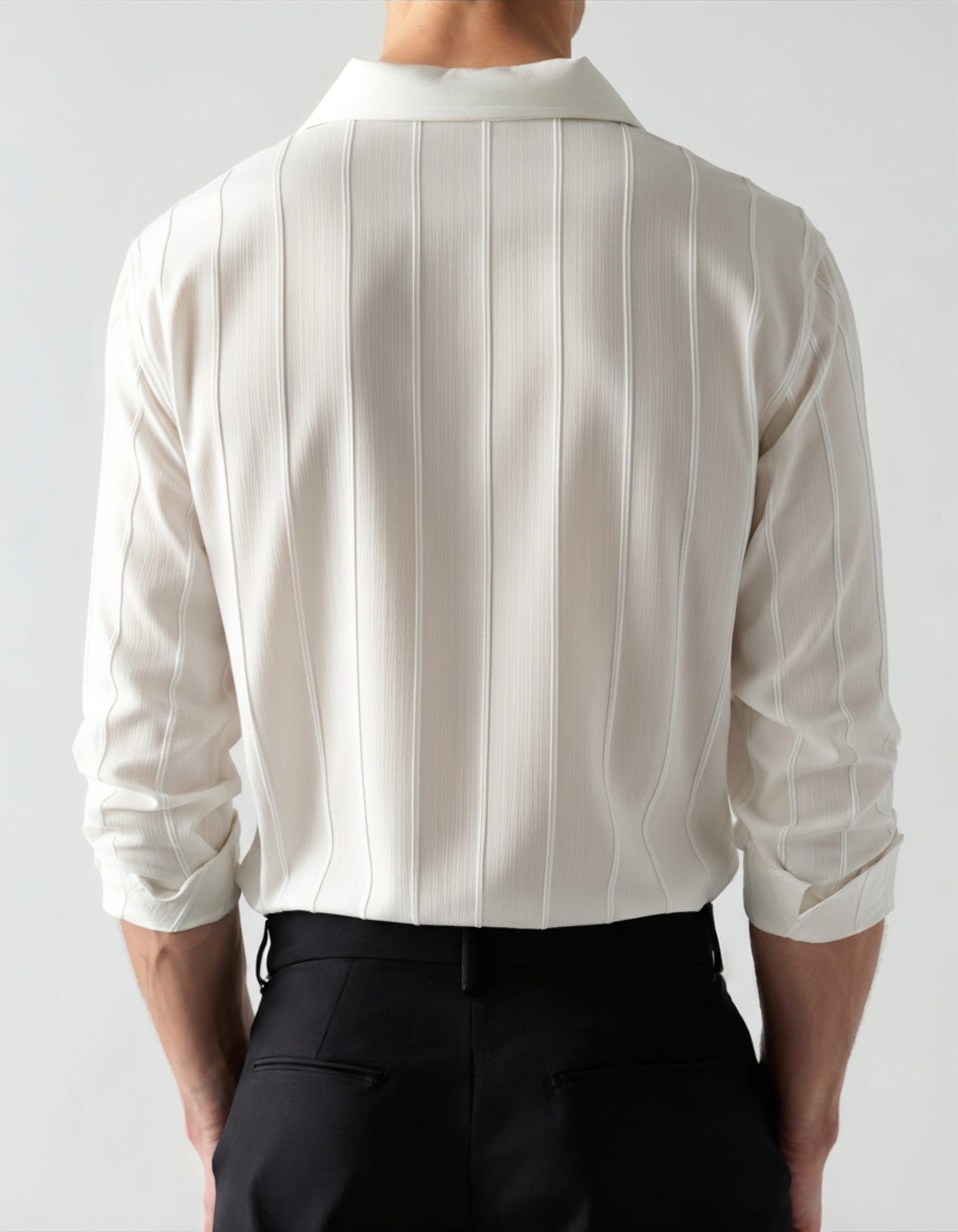 MANSSINO™| TEXTURED RIBBED SHIRT