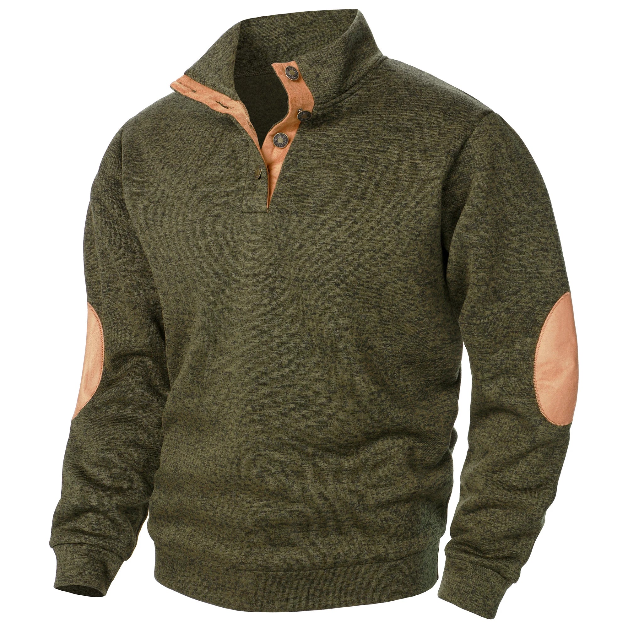MANSSINO™ | Mens Button-Neck High-Collar