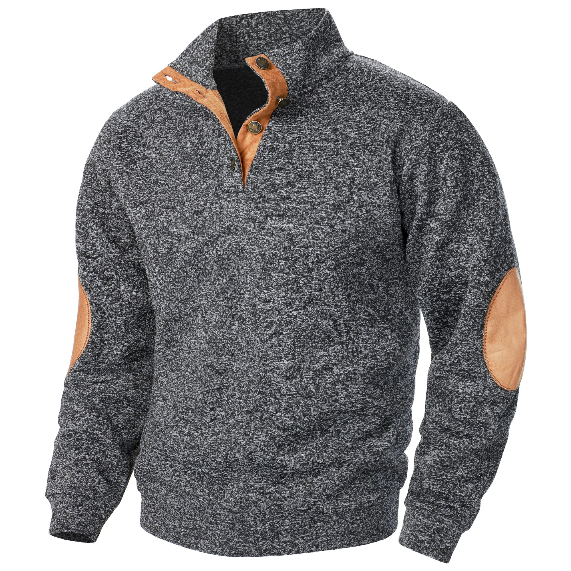 MANSSINO™ | Mens Button-Neck High-Collar