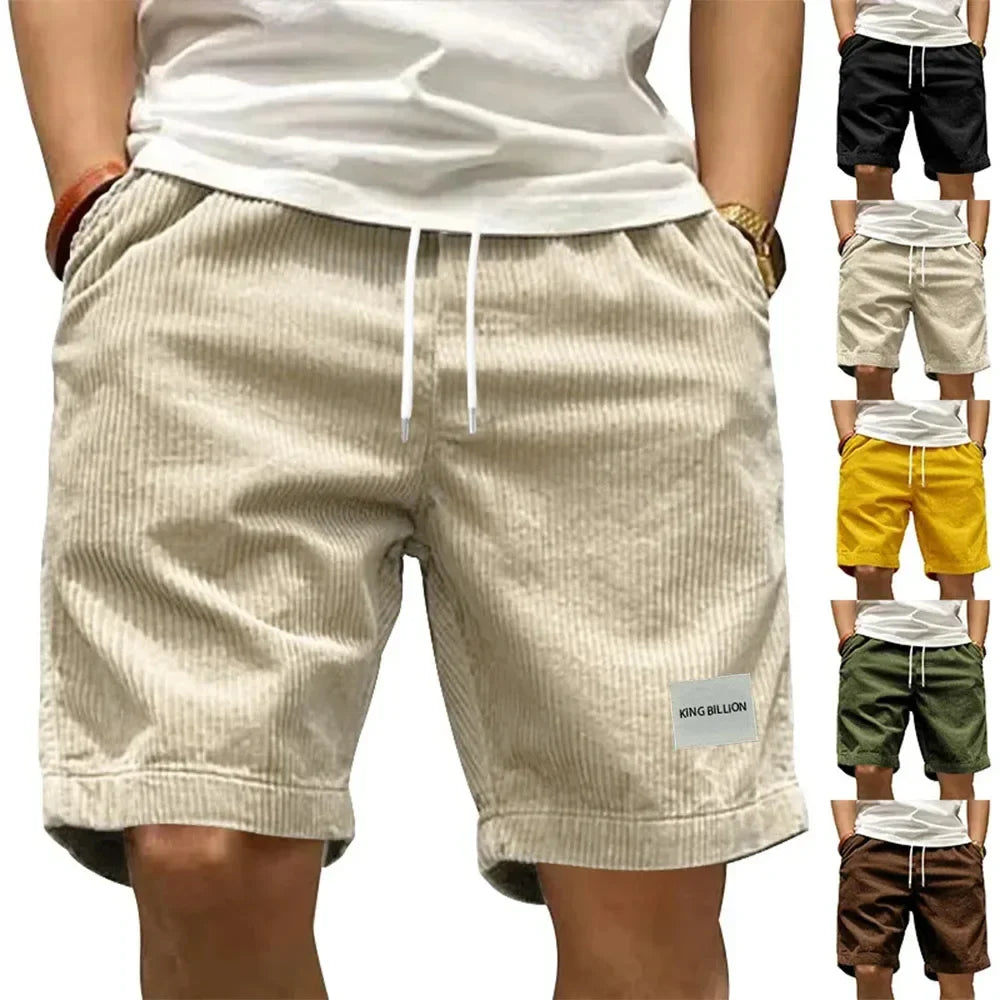 MANSSINO™ | Retro corduroy cargo shorts