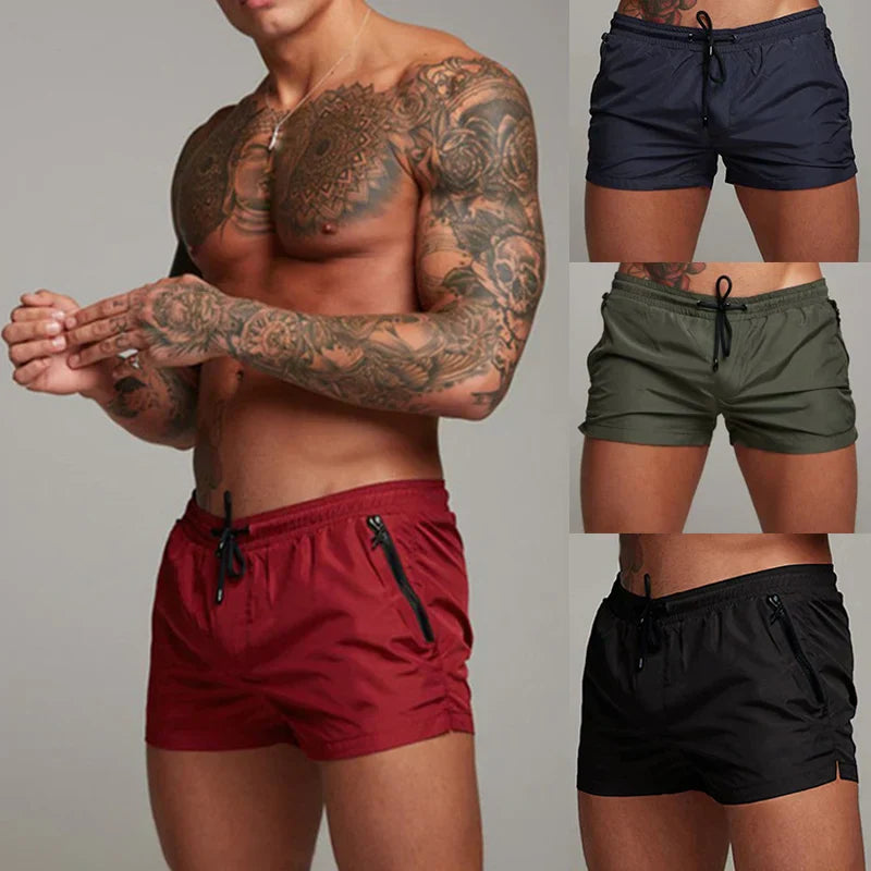 MANSSINO™ | Men's Quick-Dry Swim Shorts with Zip Pockets
