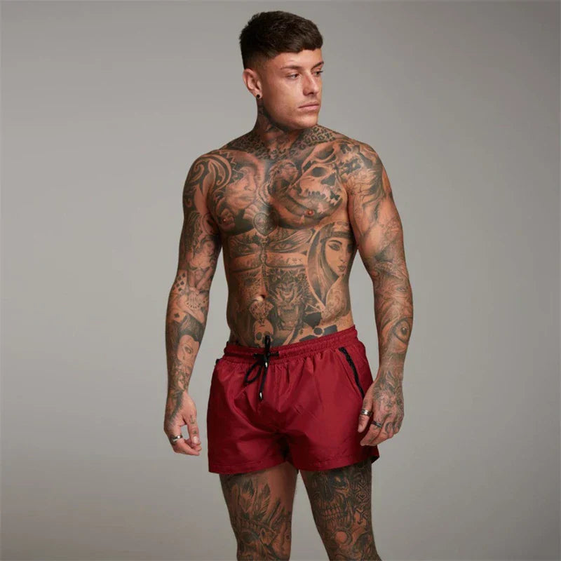 MANSSINO™ | Men's Quick-Dry Swim Shorts with Zip Pockets