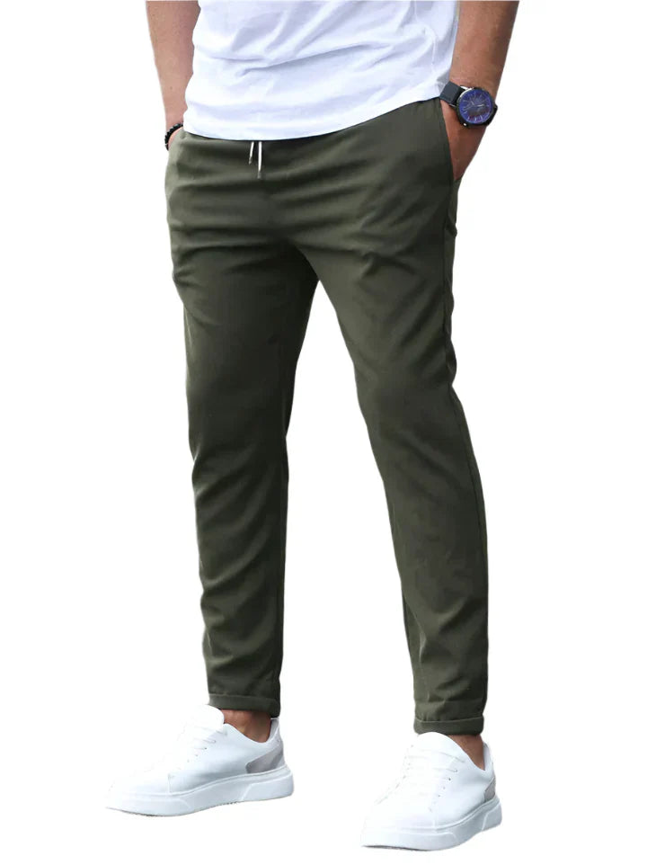 MANSSINO™ | Men's Slim-Fit Stretch Cotton Trousers