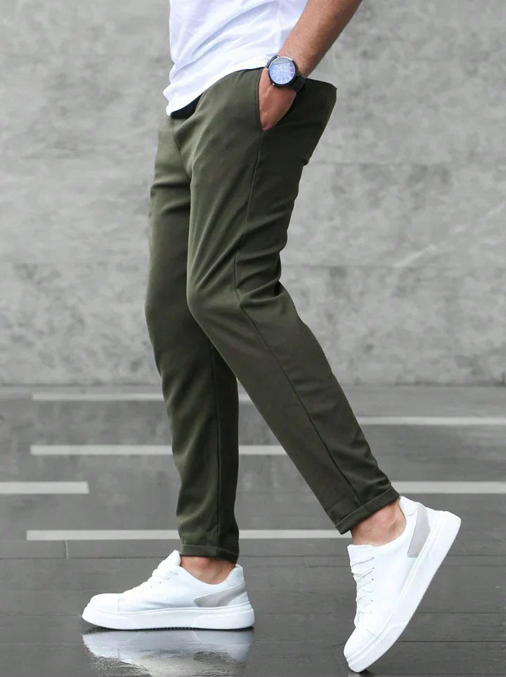 MANSSINO™ | Men's Slim-Fit Stretch Cotton Trousers
